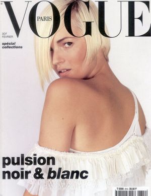 Vogue magazine covers - wah4mi0ae4yauslife.com - Vogue Paris February 2001 - Kate Moss.jpg